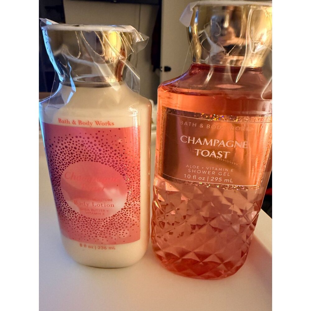NEW Bath & Body Works Champagne Toast Body Lotion and Shower Gel